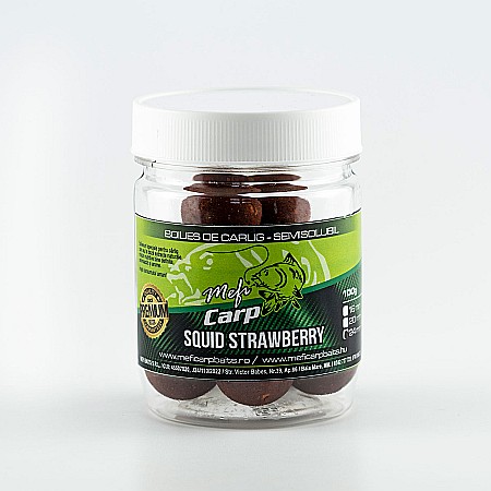 Boilesuri de carlig - Squid Strawberry Semisolubil