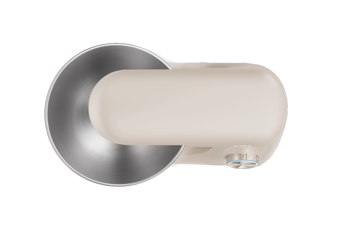 Robot de bucătărie Vivax RM-41500S, 2 boluri de inox de 4 si 5 L, 1500W, 10 viteze + Turbo Pulse, Bej [5]