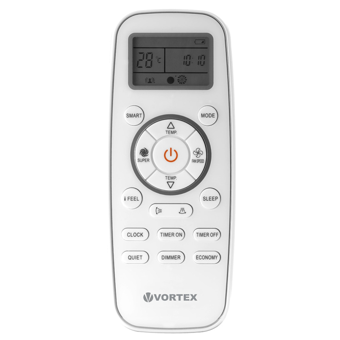 Aer conditionat VORTEX VAI2425CLW, 24000 BTU, A++/A+, Functie incalzire, Dezumidificare, iFeel, Filtru Carbon, 4D Air, Wi-Fi, kit instalare inclus, alb [3]