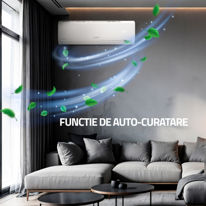 Aparat de aer conditionat Samus ACS-18K01 WIFI, 18000 BTU, R.32, WIFI, clasa energetica racire A++ - Incalzire A+++, Inverter, Display, Alb [11]