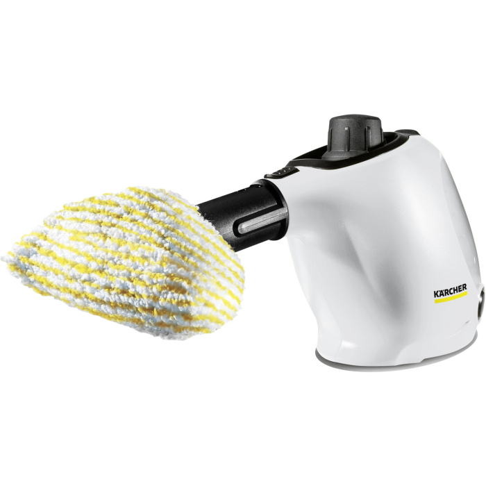 Aparat de curatat cu abur multifunctional Karcher SC 1, 1200 W, 3 bar, rezervor 0,2 l, accesorii curatare suprafete multiple, 1.516-400.0, Alb/Negru [4]