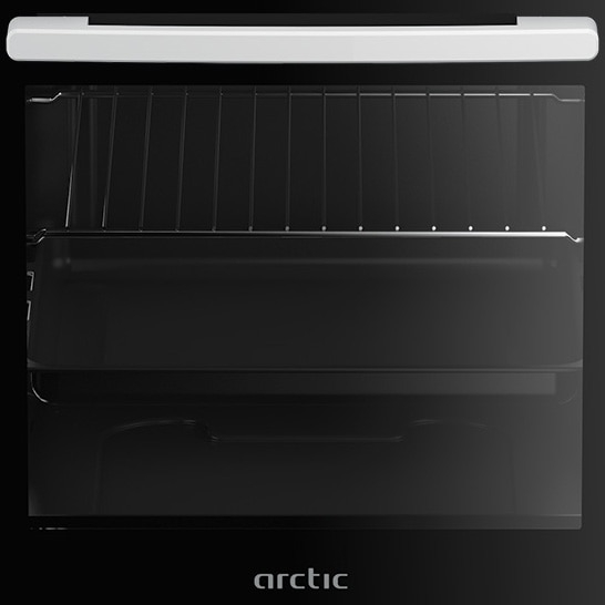 Aragaz Arctic ACM5611DTL, Mixt, 4 arzatoare gaz, Cuptor electric, Grill, Timer, 50 cm, Alb [3]