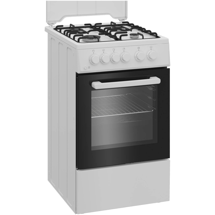 Aragaz Arctic AGM5610FL, Gaz, 4 arzatoare, Safety Plus, Arzatoare gaz, Iluminare interioara, Timer, Alb [2]