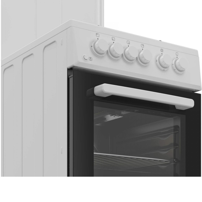 Aragaz Arctic AGM5610FL, Gaz, 4 arzatoare, Safety Plus, Arzatoare gaz, Iluminare interioara, Timer, Alb [4]