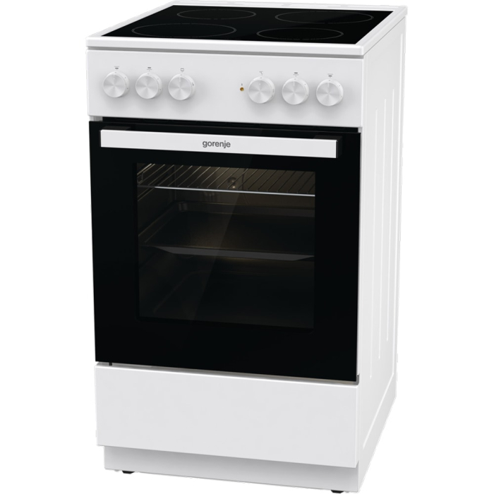 Aragaz GORENJE GEC5A12WG-B, 4 arzatoare, Electric, L 50 cm, alb [3]