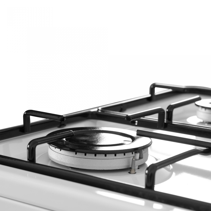 Aragaz Samus SM450APBS, 4 Arzatoare, Cuptor gaz, Aprindere electrica plita, Alb [4]