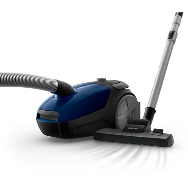 Aspirator cu sac Philips PowerGo FC8240/09, 900 W, 3 L, filtru anti-alergeni, accesorii integrate, Albastru [3]