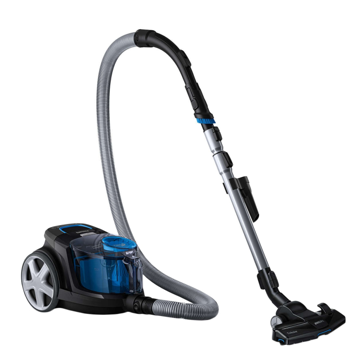 Aspirator fara sac Philips PowerPro Compact FC9331/09, 750W, PowerCyclone 5, Perii TriActive, Parchet, Filtru Anti-Alergic ECARF, Negru [2]