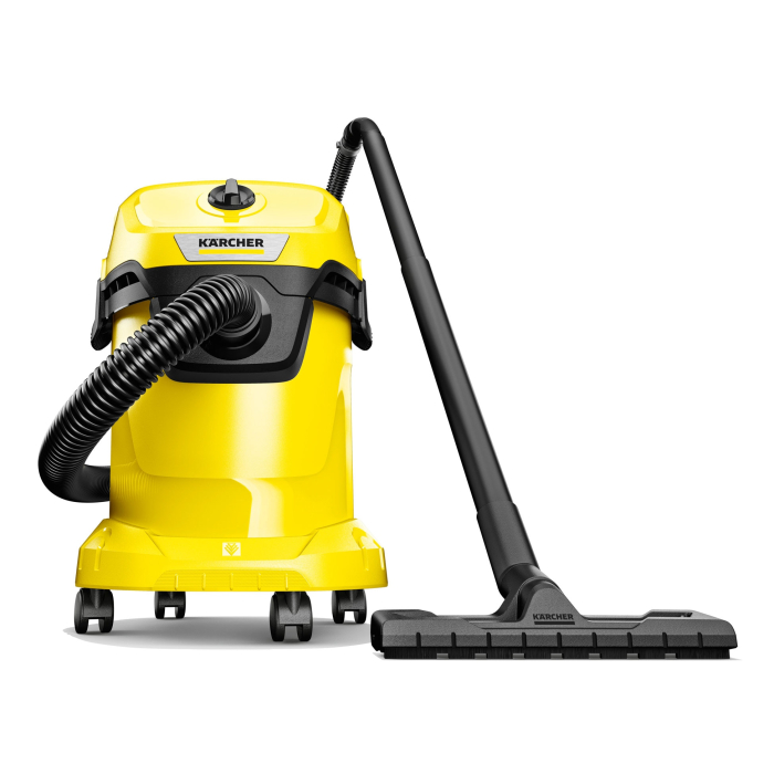 Aspirator multifunctional Karcher WD 3 V-17/4/20 1.628-101.0, Aspirare umeda si uscata, 17 l, Furtun 2 m, 1000 W, Sac filtru din hartie, Functie de suflare, Galben [3]