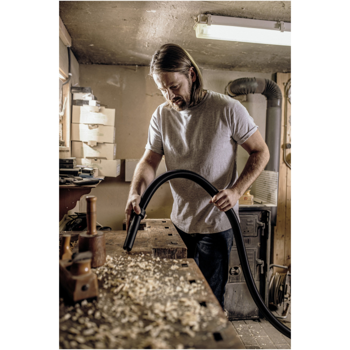 Aspirator umed-uscat Karcher WD 2 Plus V-12/4/18, 1000 W, recipient 12 l, furtun 1,8 m, functie de suflare, sac de filtrare, 1.628-000.0, Galben/Negru [10]