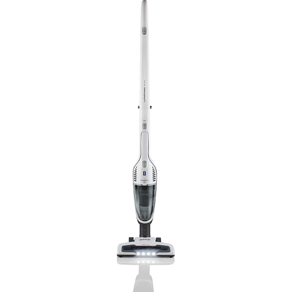Aspirator vertical GORENJE Freestyle SVC180FW, 0.6l, 18V, autonomie max 45 min, iluminare LED, alb-gri inchis [2]