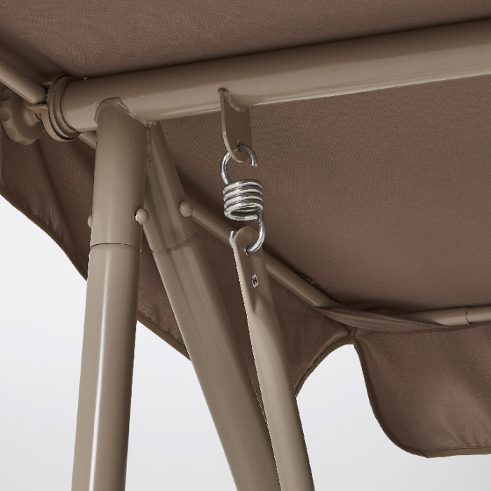 Balansoar gradina Monte Carlo, 3 locuri, 211 x 120 x 167 cm, sarcina 300 kg, maro [4]