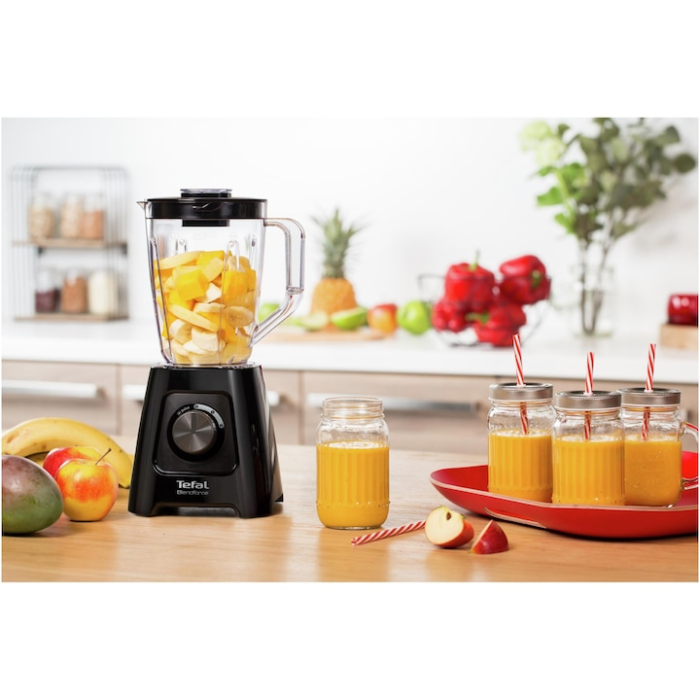 Blender Tefal BlendForce 2 BL420838, 600 W, 2 viteze, Cutit cu 4 lame, Functie de maruntire gheata, Negru [5]