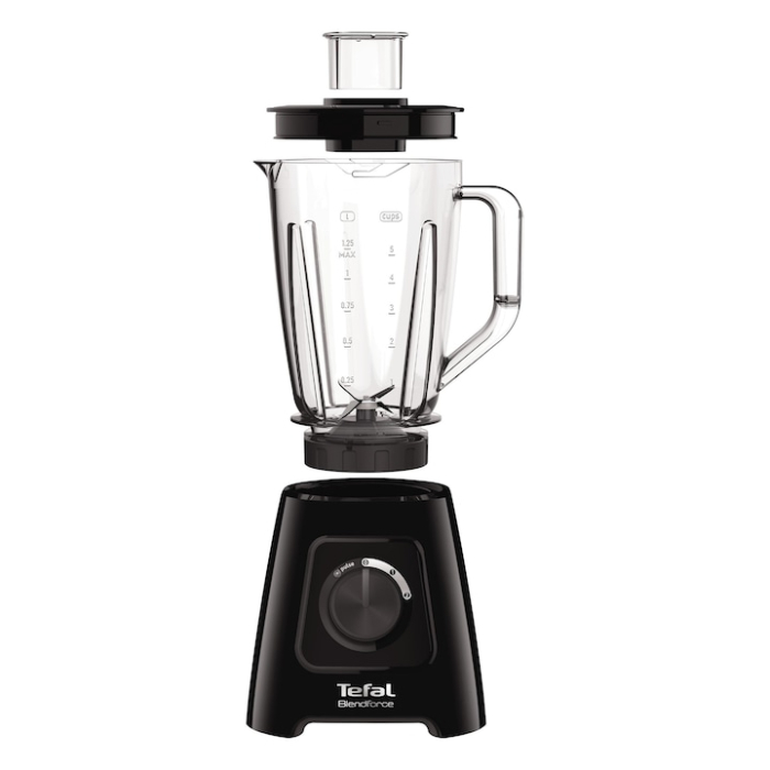 Blender Tefal BlendForce 2 BL420838, 600 W, 2 viteze, Cutit cu 4 lame, Functie de maruntire gheata, Negru [3]