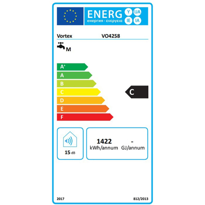 Boiler electric VORTEX VO4258, 80l, 1500W, alb [5]