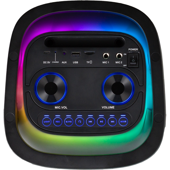 Boxa portabila VORTEX VO2617, 40W RMS, Bluetooth, Radio FM, negru, fara incarcator [6]