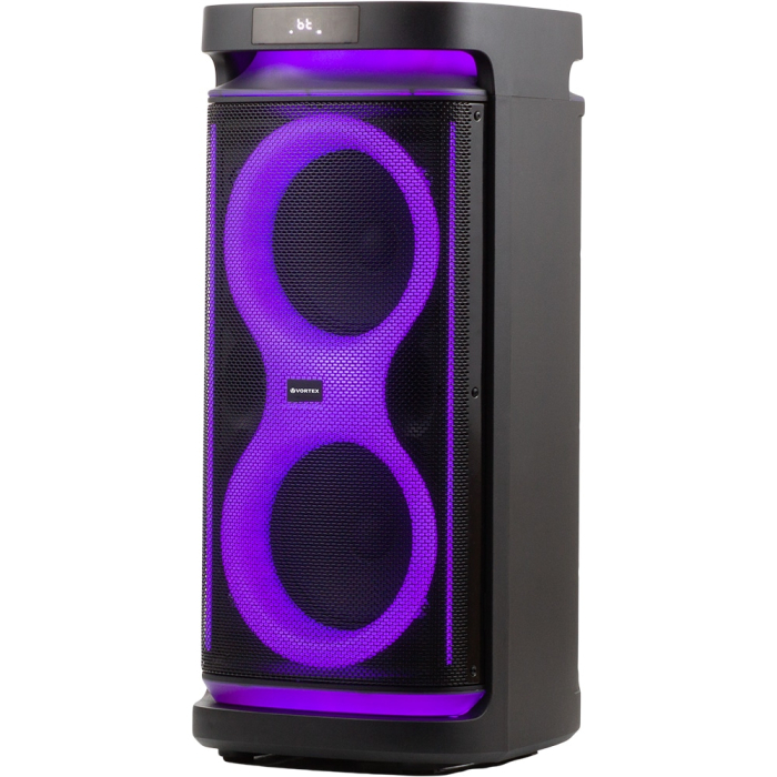 Boxa portabila VORTEX VO2618, 100W RMS, Bluetooth, Radio FM, negru [3]