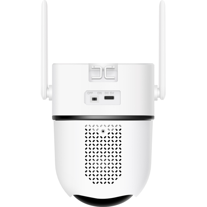 Camera IP Wireless exterior HOMEGUARD HGWBC-359, 3Mp, 2K, IR, Night Vision, Acumulator 5Ah, Panou solar, alb [5]