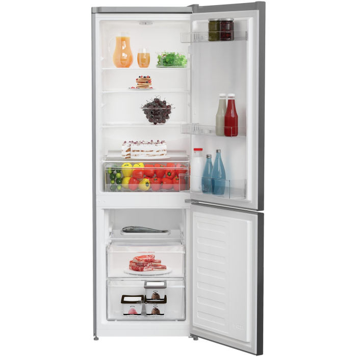 Combina frigorifica Arctic AK54270M40S, 262 l, Garden Fresh, Eco LED, Mix Zone, Clasa E, H 170.8 cm, Argintiu [3]