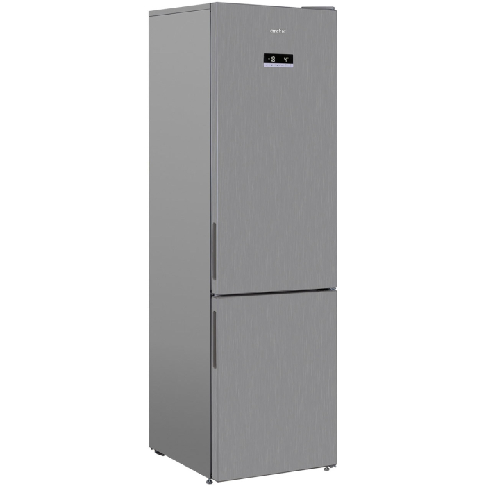 Combina frigorifica Arctic AK60406E40NFMT, 362 l, Full NoFrost, Blue tech, Air Flow Dual Tech, Fast Freeze Zone, Display LCD, Clasa E, H 202 cm, Argintiu [2]