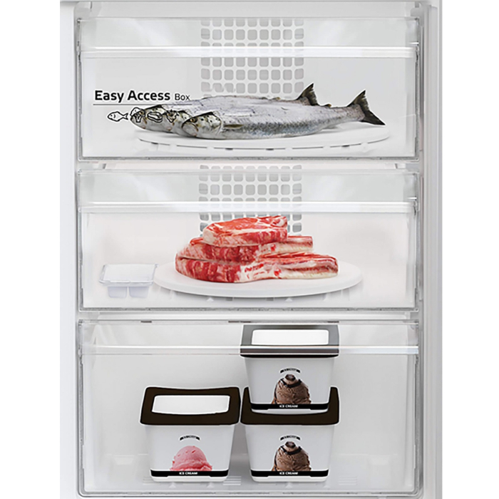 Combina frigorifica Arctic AK60406M40W, 386 l, Clasa E, Garden Fresh, Safety Glass, XXL Bottle, H 202,5 cm, Alb [5]