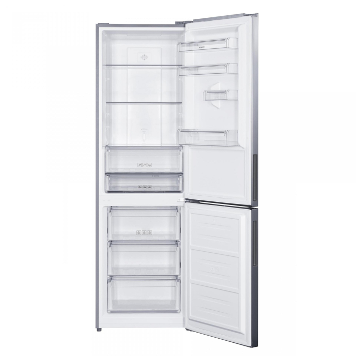 Combina Frigorifica Samus SCX486NFE, 347 L, Full No Frost, Clasa energetica E, Termostat electronic, 3 sertare la congelator, H 195 cm, Inox/ Argintiu [3]