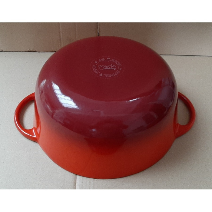 Cratita fonta MYRIA MY4172, 6l, 28cm, fonta, rosu [2]