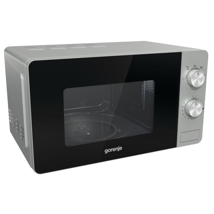 Cuptor cu microunde Gorenje MO17E1S, 17L, 5 trepte, 700 W, Argintiu [2]