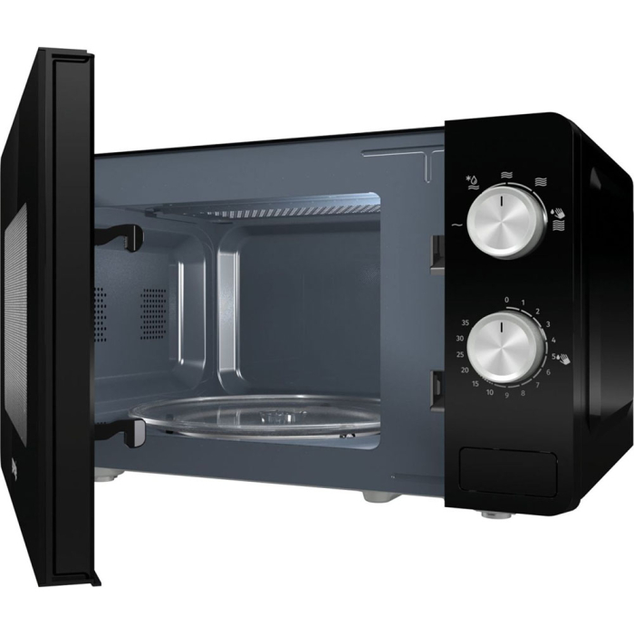 Cuptor cu microunde, Gorenje, MO20E1B, 20L, 5 trepte, mecanic, 800 W, AquaClean, Negru [4]