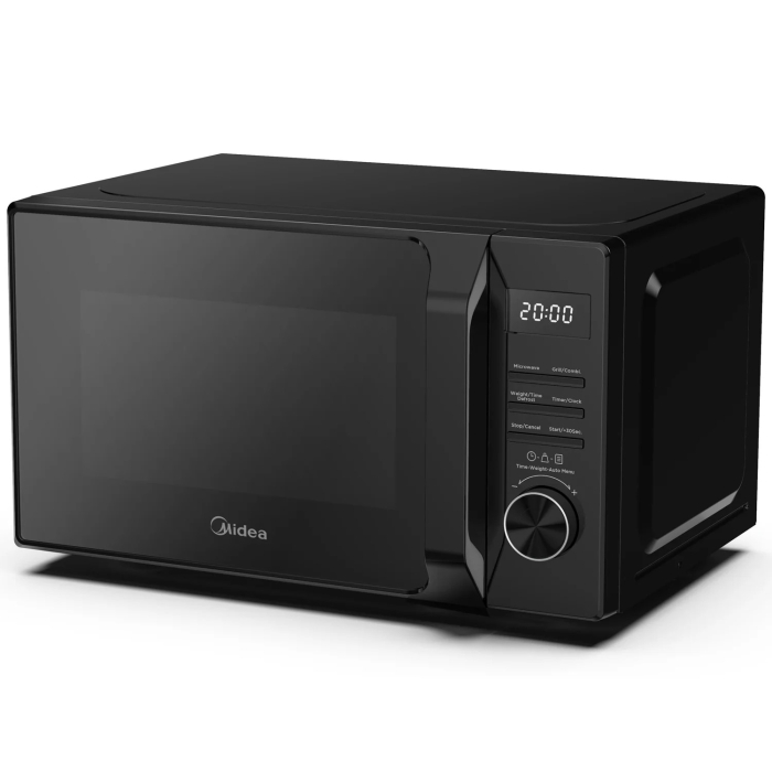 Cuptor cu microunde Midea AG20CF2EBK, 20L, digital, 700W, grill, Funcție de decongelare, Negru [2]