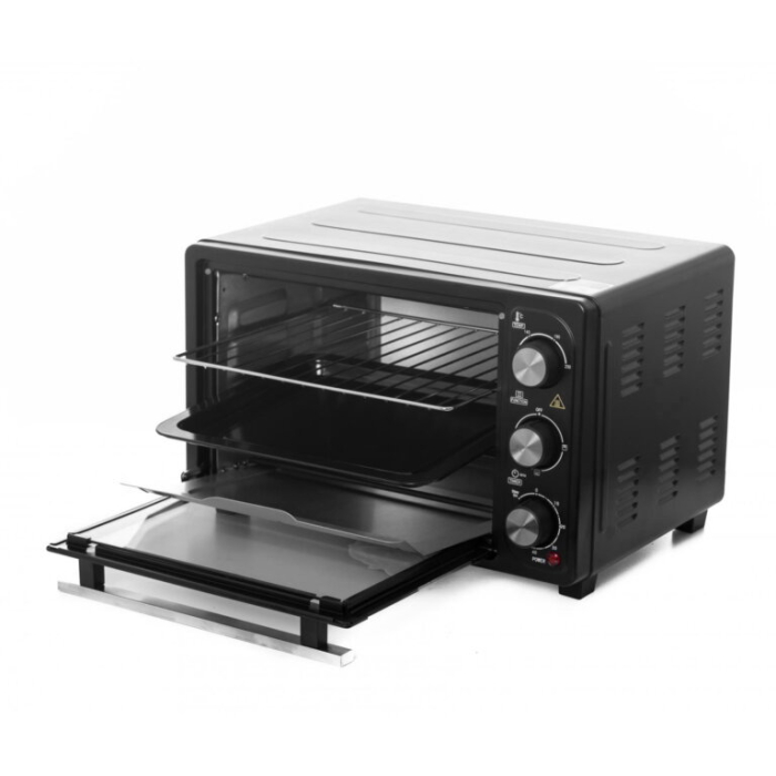 Cuptor electric Albatros A23B2, 23 litri, 1380 W, 4 programe, timer, functie Stay On, geam dublu, negru [2]