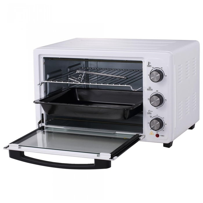 Cuptor electric Albatros A35W2, 35 litri, 1500 W, 4 programe, timer, functie Stay On, geam dublu, alb [2]