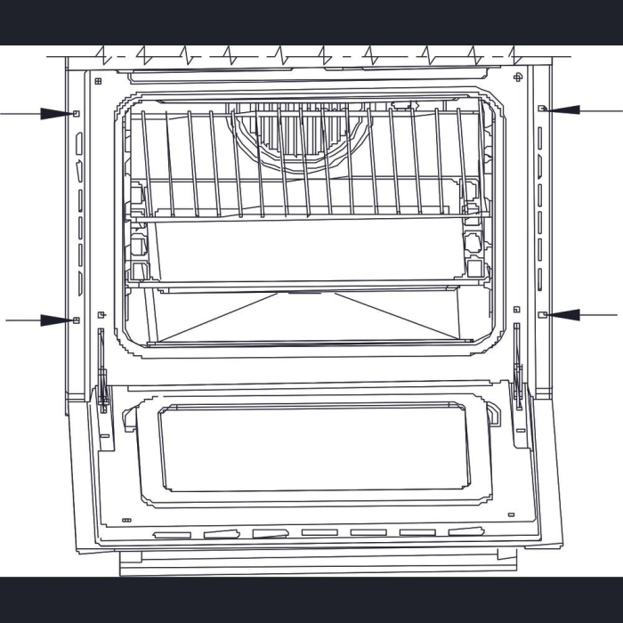 Cuptor electric incorporabil Samus SC623GX5, clasa A, 75 litri, 5 functii, grill, ventilator, timer, 2000 W, negru + argintiu [6]