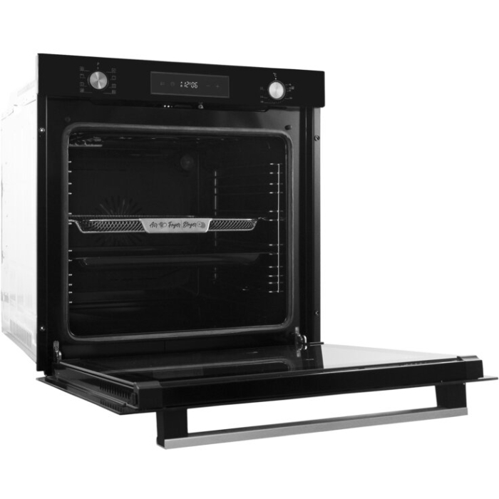 Cuptor electric incorporabil Samus SCE828GCF3D, clasa A, 80 litri, 8 functii, gatire 3D, grill, ventilatie, timer, afisaj digital, curatare catalitica, 2500 W, negru [5]