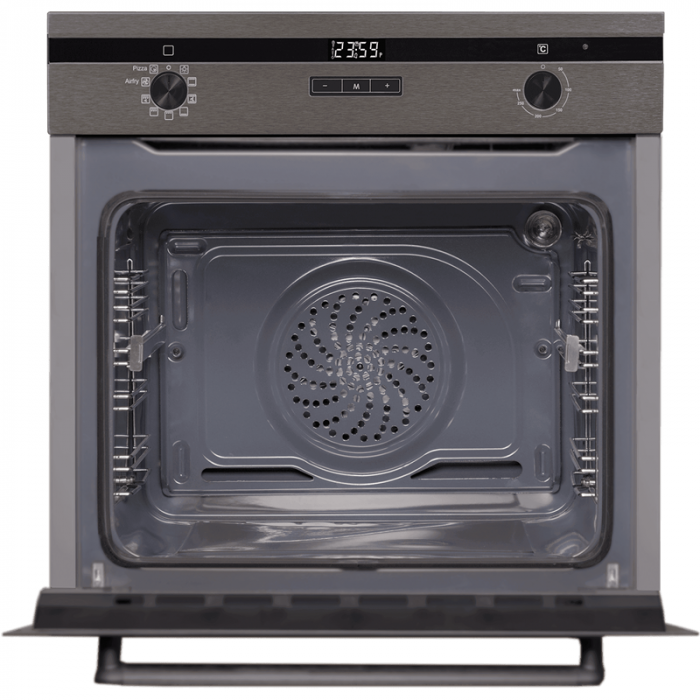 Cuptor electric incorporabil Tornado Eclipse, 73 l, soft close, 9 functii, Clasa A, Dark Inox [6]