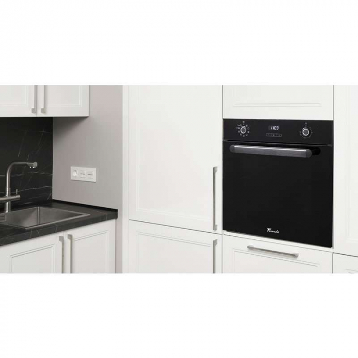 Cuptor electric incorporabil Tornado Simphony, 73 l, soft close, 9 functii, Clasa A, Negru [5]