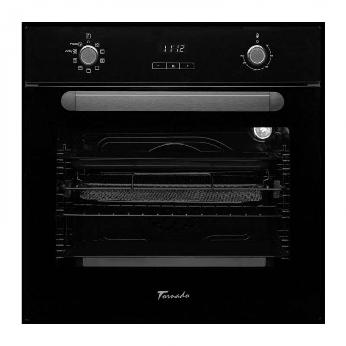 Cuptor electric incorporabil Tornado Simphony, 73 l, soft close, 9 functii, Clasa A, Negru [3]