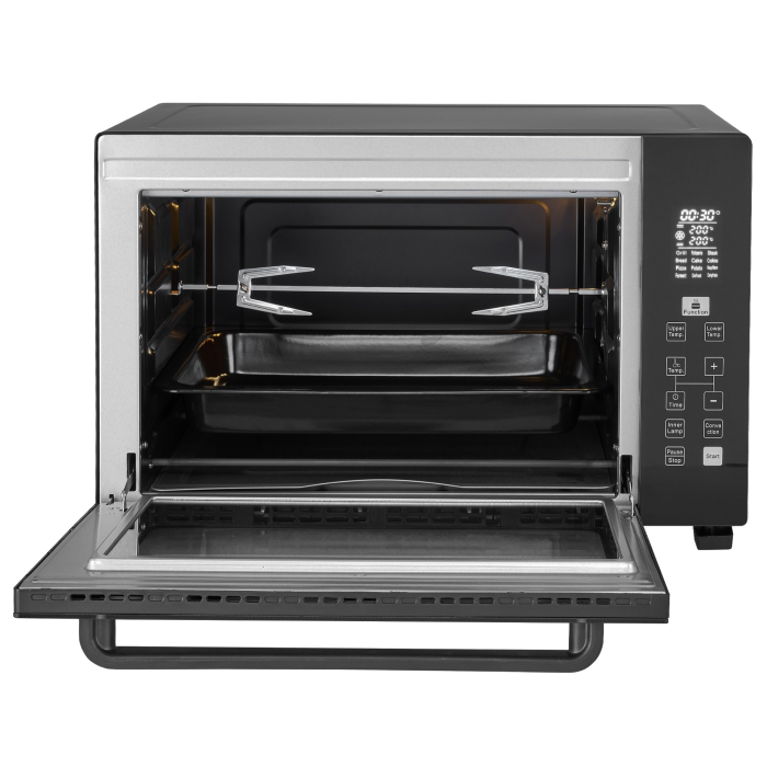 Cuptor electric Samus CSDN-48BRCL3, 48 litri, 1800 W, 12 programe, grill, rotisor, convectie, dezghetare, functie mentinere la cald, afisaj electronic, timer, negru [3]