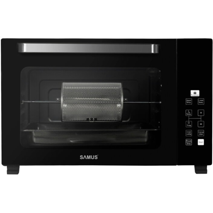 Cuptor electric Samus CSDN-48BRCL3, 48 litri, 1800 W, 12 programe, grill, rotisor, convectie, dezghetare, functie mentinere la cald, afisaj electronic, timer, negru [5]