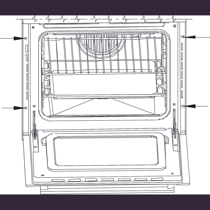 Cuptor incorporabil Samus SC626GDX9 Gray,75 L, 9 functii de preparare, Semi grill, Putere cuptor 2800 W, Functie dezghetare, Pizza, Gri [5]