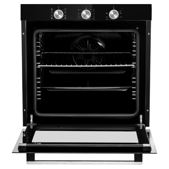 Cuptor Incorporabil Samus SC8180BGTV3D, 80 l, 8 Functii + Gatire 3D, 2500 W, Grill ellectric, Ventilator, Clasa energetica A, Timer, Negru/Inox [2]