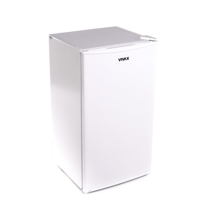 Frigider cu o usa VIVAX TTR-93E+, 93L, Clasa E, Termostat reglabil, Iluminare interioara, Compartiment gheata, Usa reversibila, Suprafata painted metal, 3 Rafturi metalice, H 85 cm, Alb [3]