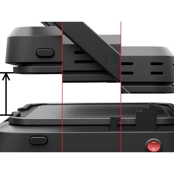 Gratar electric multifunctional Tefal SuperGrill 3 in 1 GC5108E0, 2000 W, Functie Barbeque si Cuptor, Termostat reglabil, Buton pornire/oprire, Negru [9]