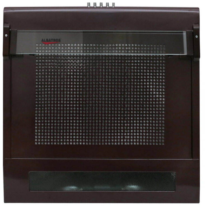 Hota clasica Albatros H15AM Eco+, 198.1 mc/h, 1 motor, 49 W, latime 50 cm, tehnologie Eco+, filtru acrilic, geam rabatabil, butoane frontale, maro [2]