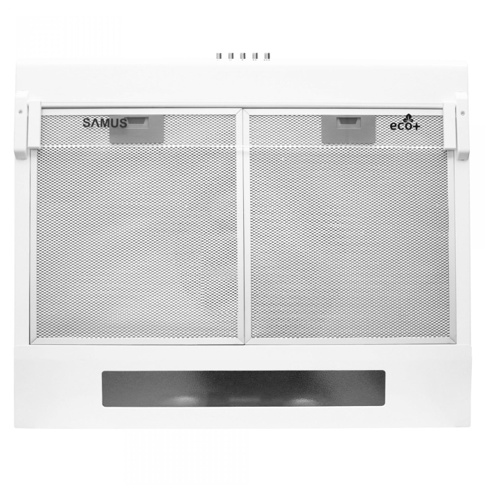 Hota clasica Samus SM62A Eco+, 380 mc/h, 2 motoare, 94 W, latime 60 cm, tehnologie Eco+, alb [3]