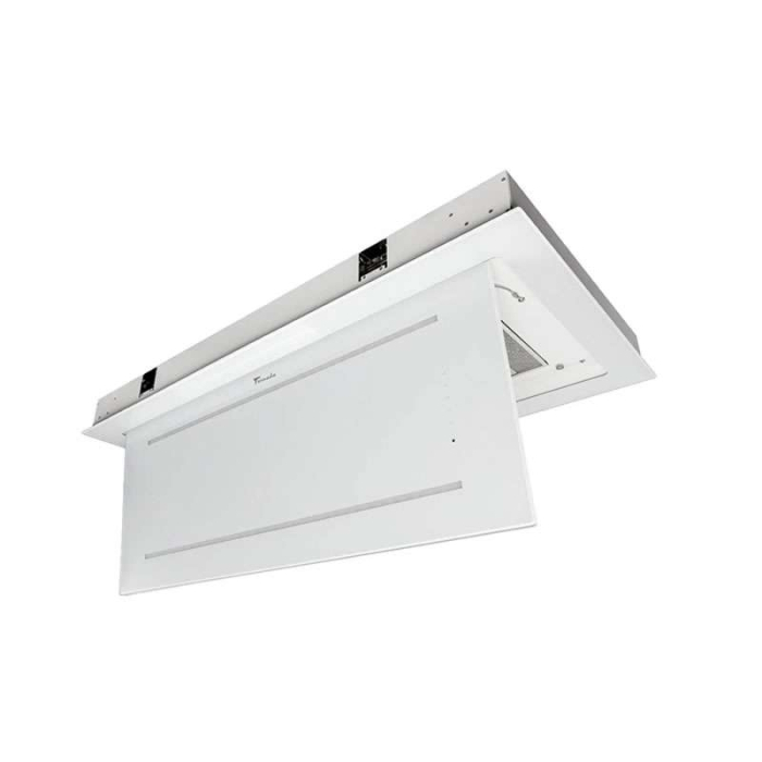 Hota de tavan Tornado Blizzar 1200 (90), clasa A, 1 motor Turbo, latime 90 cm, 4 viteze, absorbtie 1200 m3/ora, filtru anti-grasimi aluminiu 5 straturi, Alb [2]