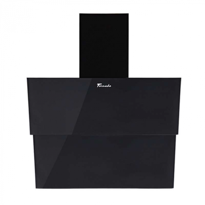 Hota Decorativa Tornado Blaze Touch Free 1100 (60) LED, 1 motor Turbo, latime 60 cm, 4 viteze, absorbtie 1100 m3/ora, filtru anti-grasimi aluminiu 5 straturi, Negru/Sticla [2]