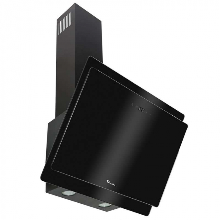 Hota Decorativa Tornado Notos 1200 (90), 1 motor, latime 90 cm, 4 viteze, absorbtie 1200 m3/ora, Negru [2]