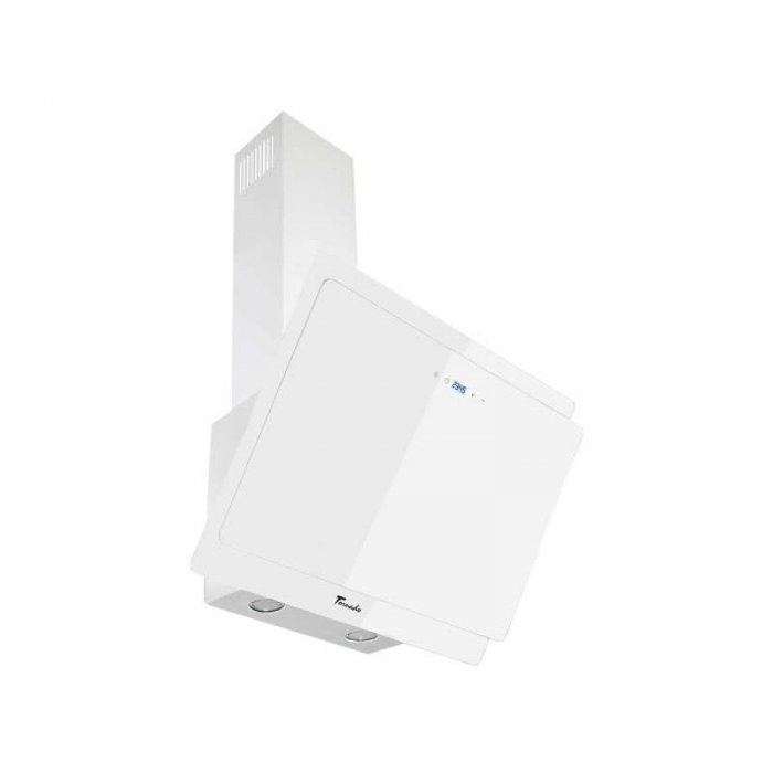 Hota Decorativa Tornado Notos 1200 (90), 1 motor, latime 90 cm, 4 viteze, absorbtie 1200 m3/ora, Alb [2]