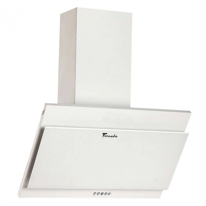 Hota Decorativa Tornado Sigma 700 (60), 1 motor, latime 60 cm, 3 viteze, absorbtie 700 m3/ora, Alb [1]